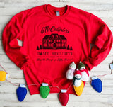 McCallister's Home Security Sweatshirt- Ships in 1-2 weeks