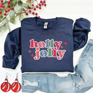 Holly Jolly Sweatshirt- Ships in 1-2 weeks