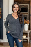 Gunmetal Grey - Knit Pullover