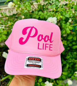 Pool Life Trucker Hat- in stock