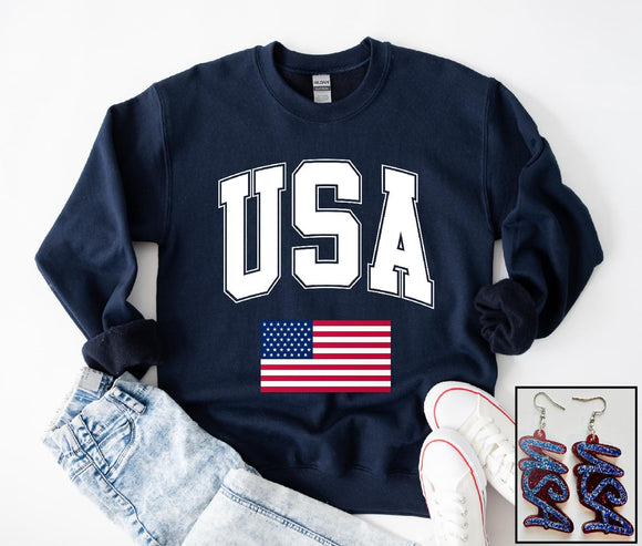 USA Sweatshirt- Ships in 1-2 weeks