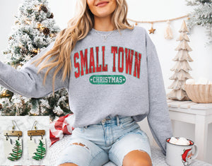 Small Town Christmas Sweatshirt- Ships in 1-2 weeks