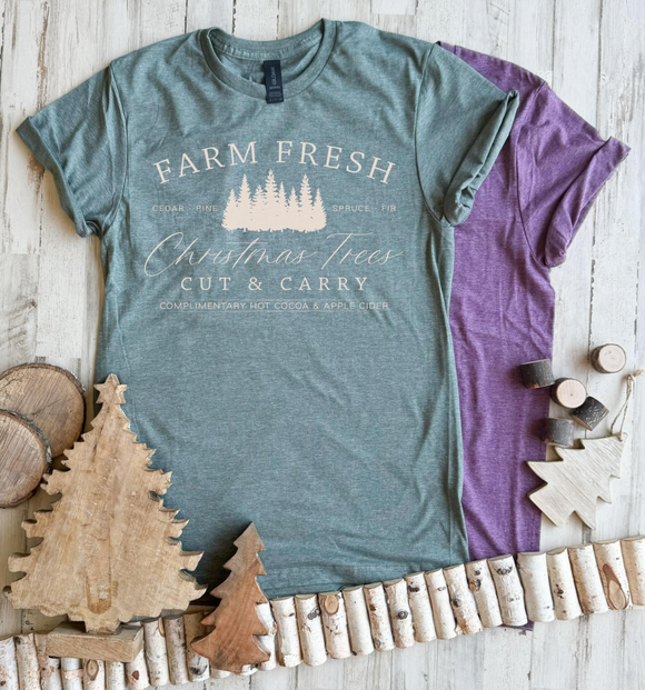 Farm Fresh Christmas Trees Tee - Ships in 1-2 weeks