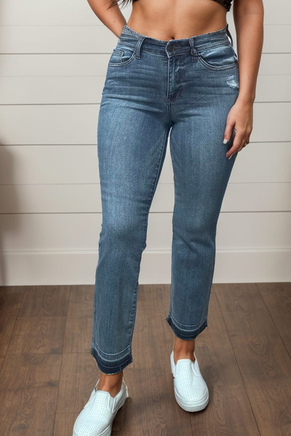 Summer Cropped Judy Blue Jeans