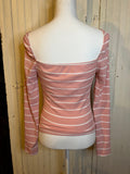 Shein Tie Front Long Sleeve - S